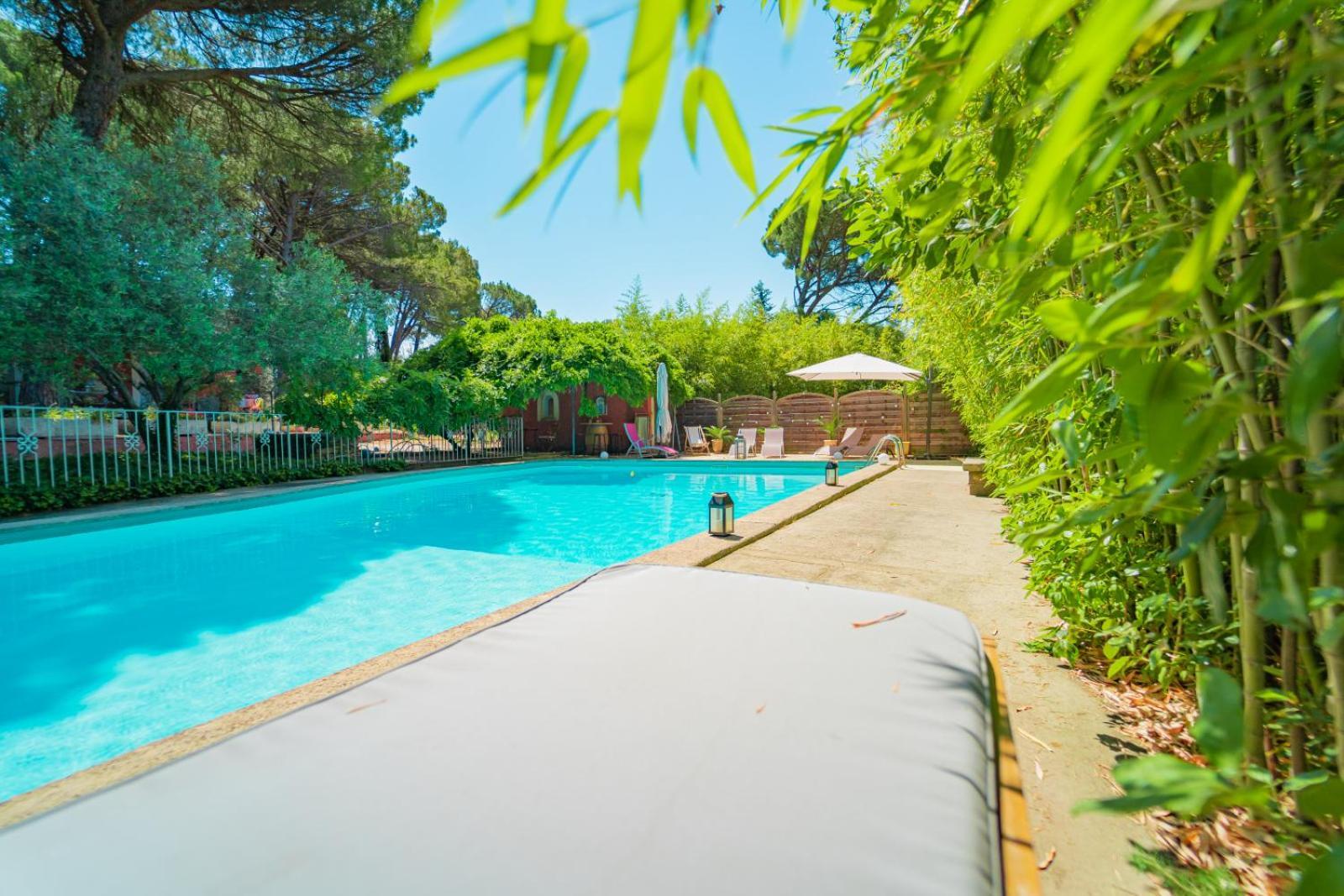 La Bastide Des Pins Bed and Breakfast Castillon-du-Gard Eksteriør billede